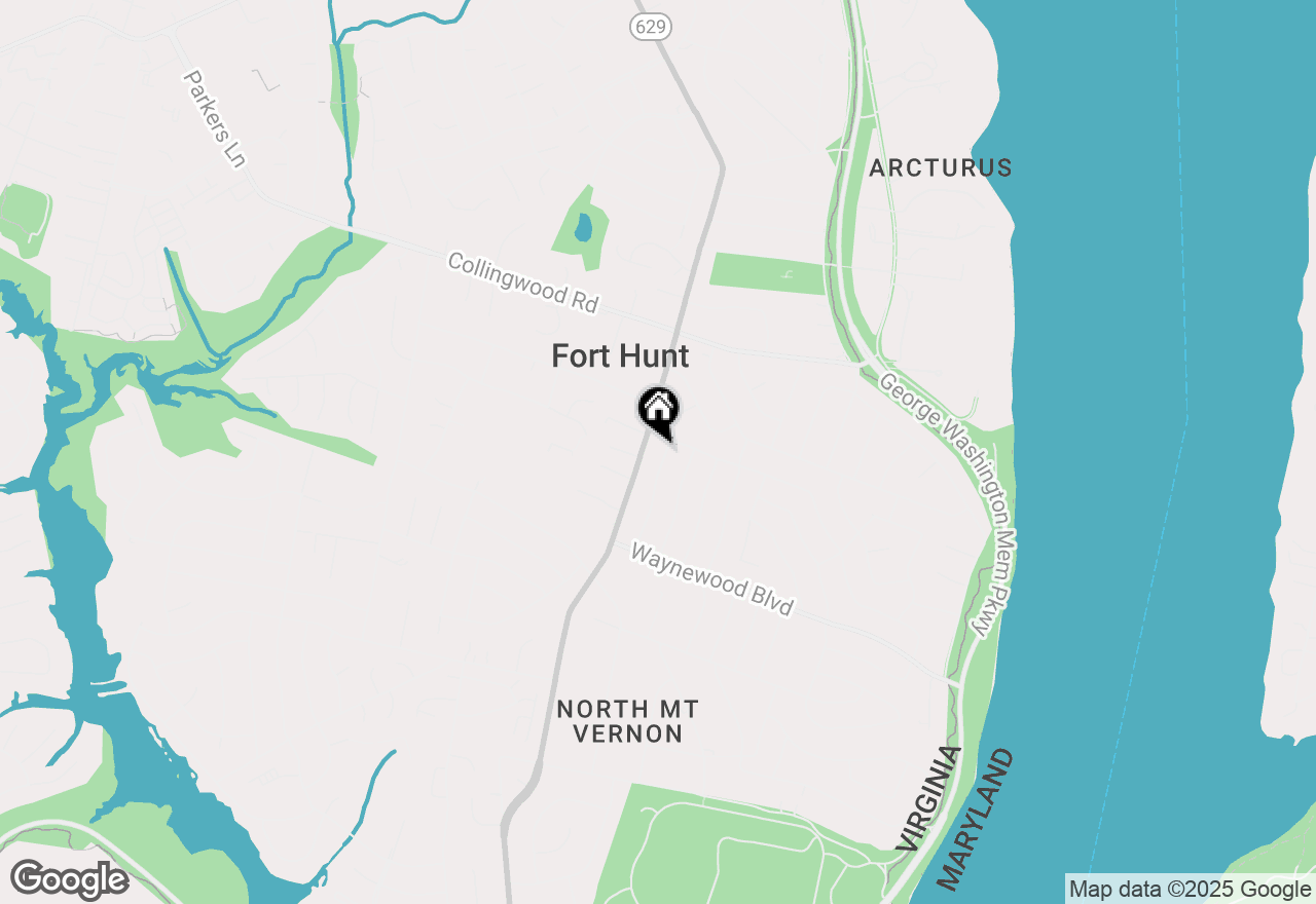 Map of 8402 Crossley Place, Alexandria, VA 22308