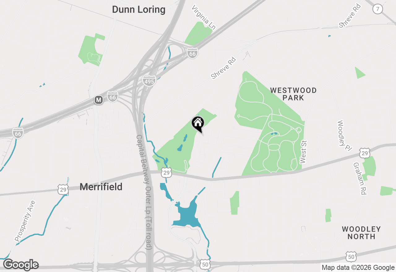 Map of 2784 Sikes Court, Falls Church, VA 22043