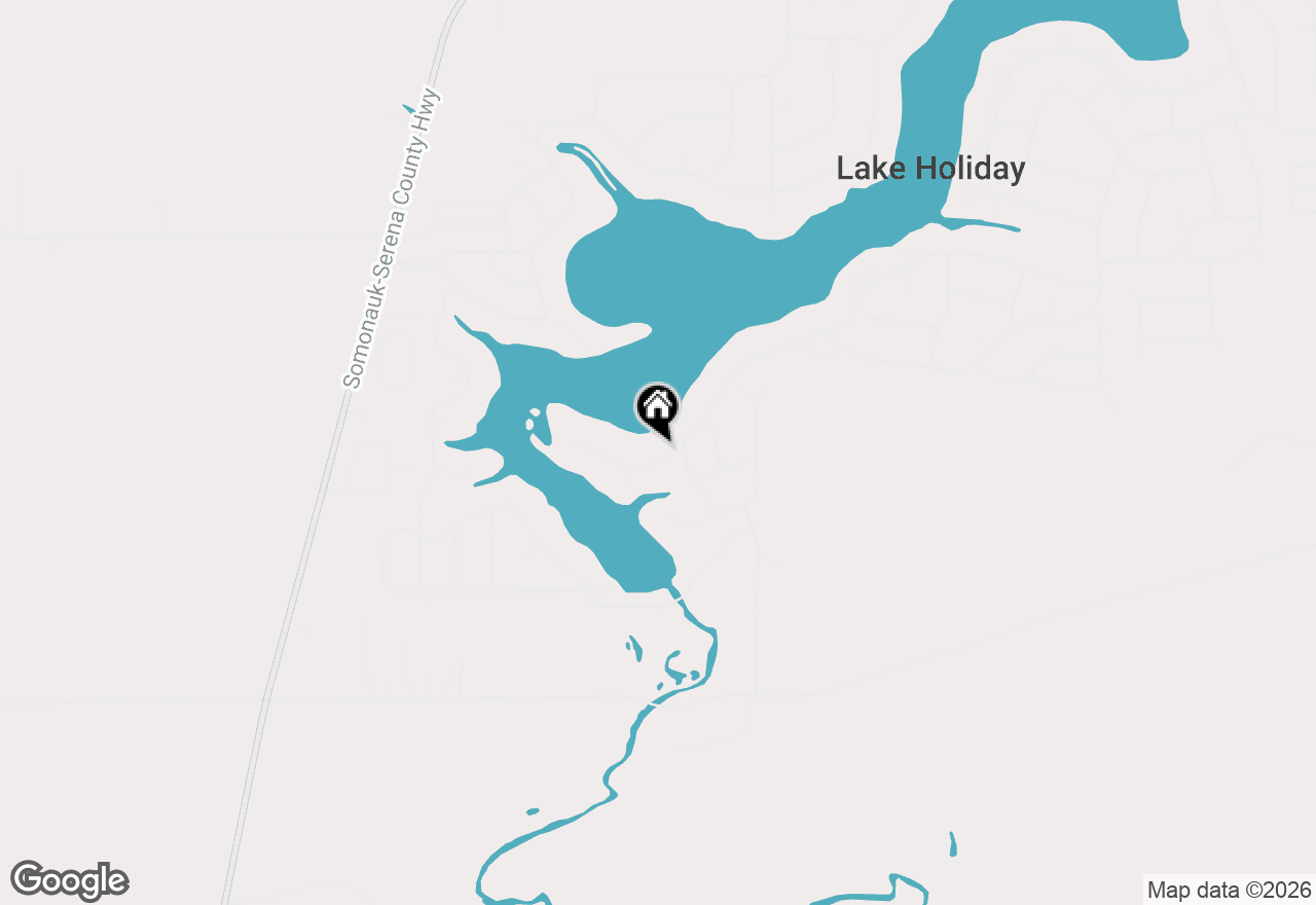 Map of 795 Lake Holiday Drive, Lake Holiday, IL 60548