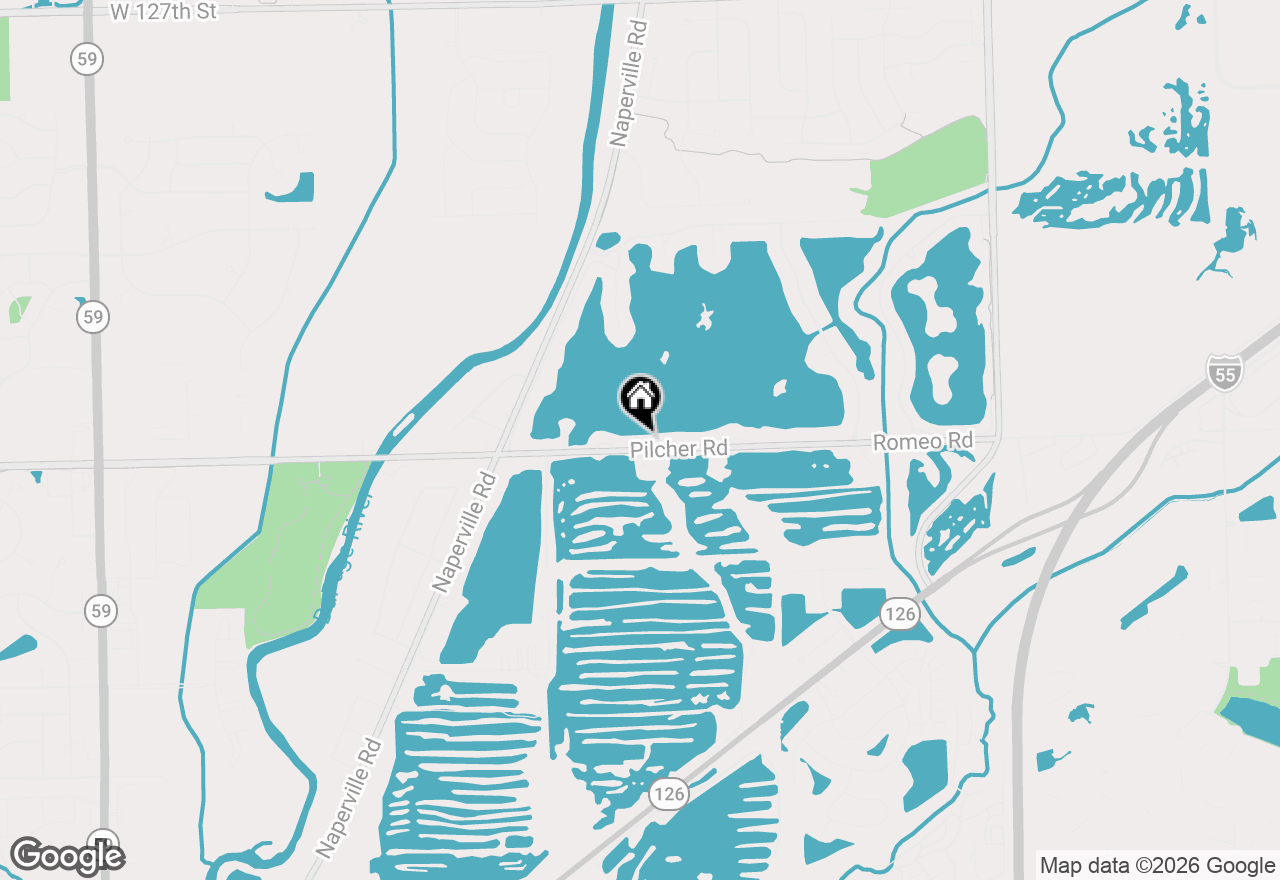 Map of 23028 Pilcher Road, Plainfield, IL 60544