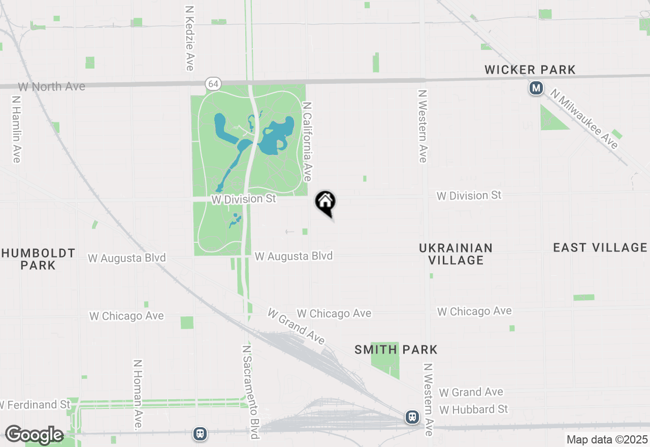 Map of 2726 W Thomas Street, Chicago, IL 60622