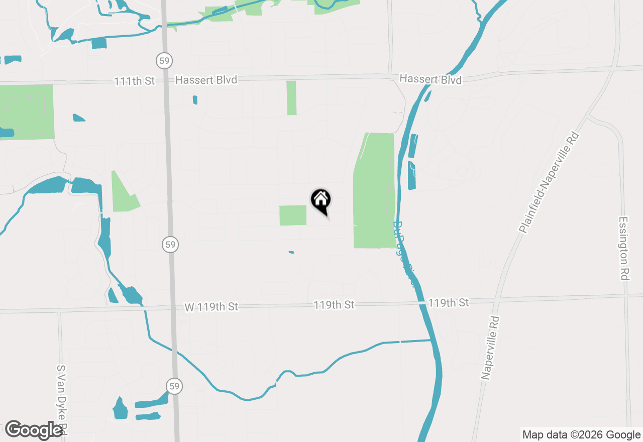 Map of 2223 Spartina Lane, Naperville, IL 60564