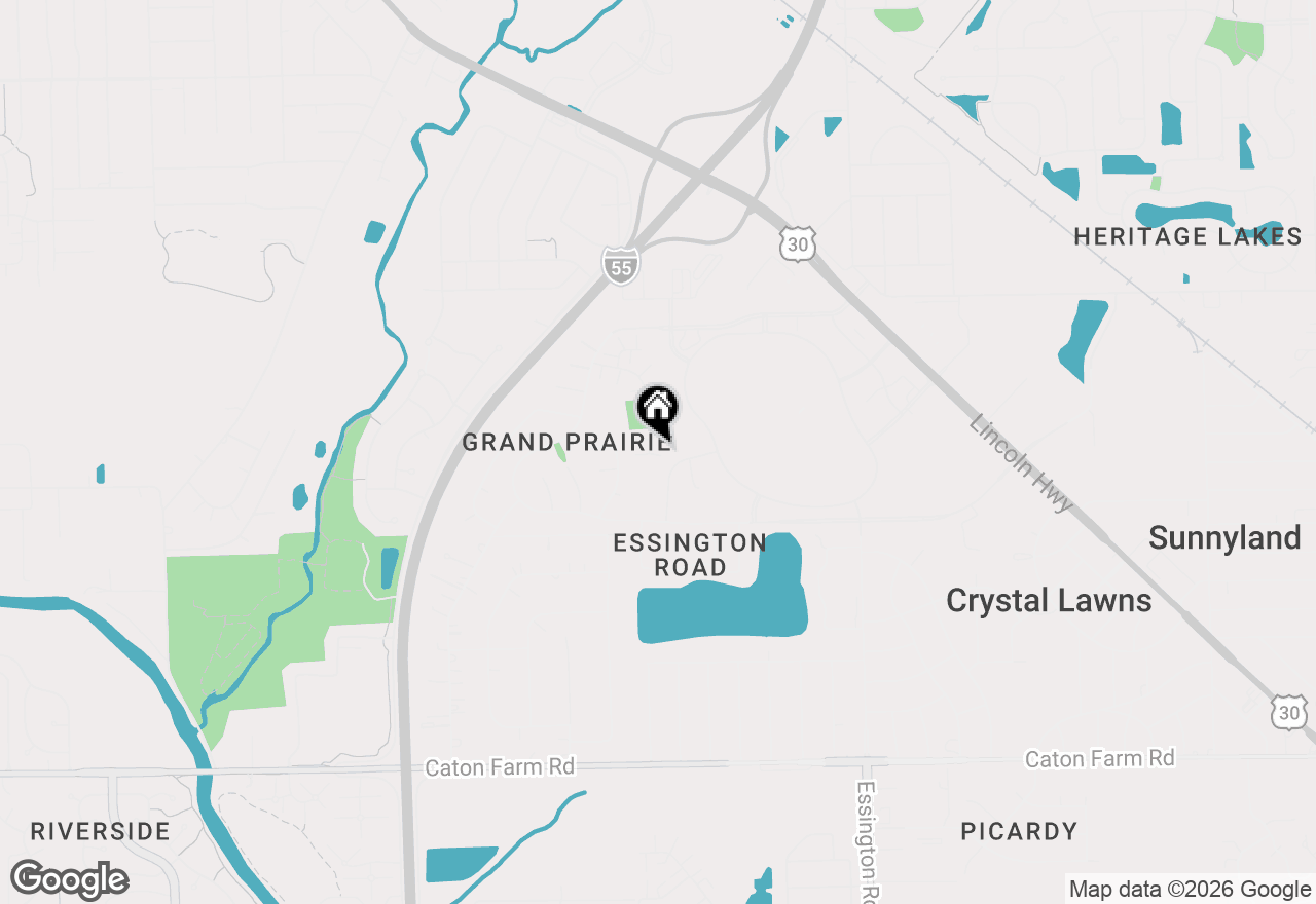 Map of 2914 Woodside Drive, Joliet, IL 60431