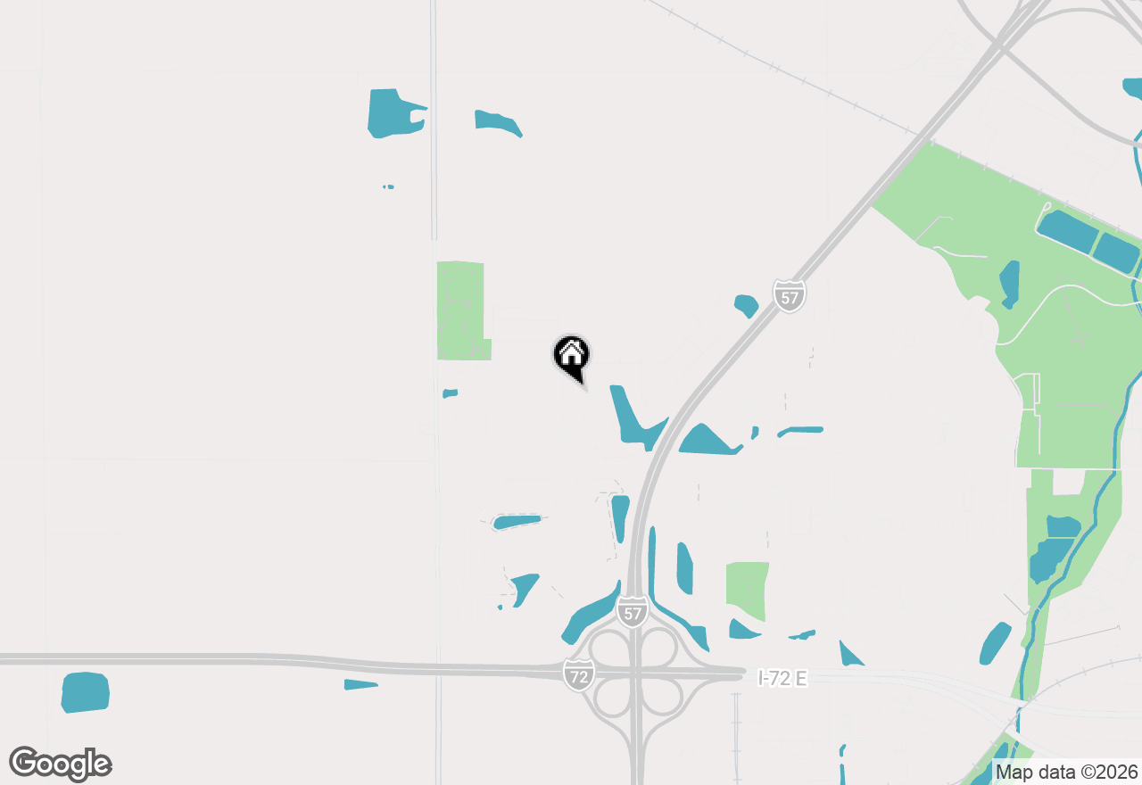 Map of 1407 Sand Dollar Drive, Champaign, IL 61822