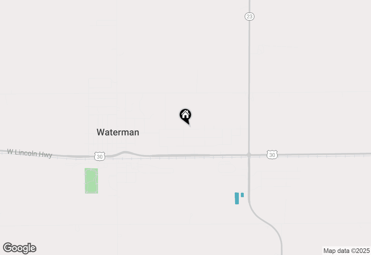 Map of 702 E Garfield Street, Waterman, IL 60556