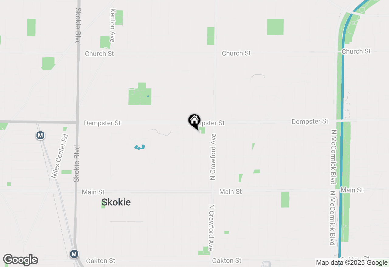 Map of 8720 Karlov Avenue, Skokie, IL 60076