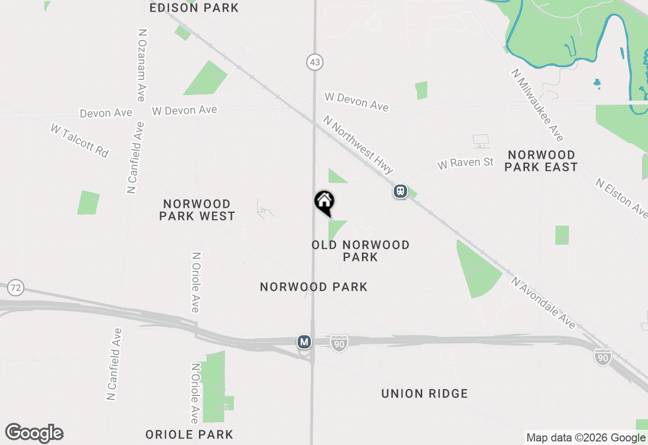 Map of 5960 N Neva Avenue, Chicago, IL 60631