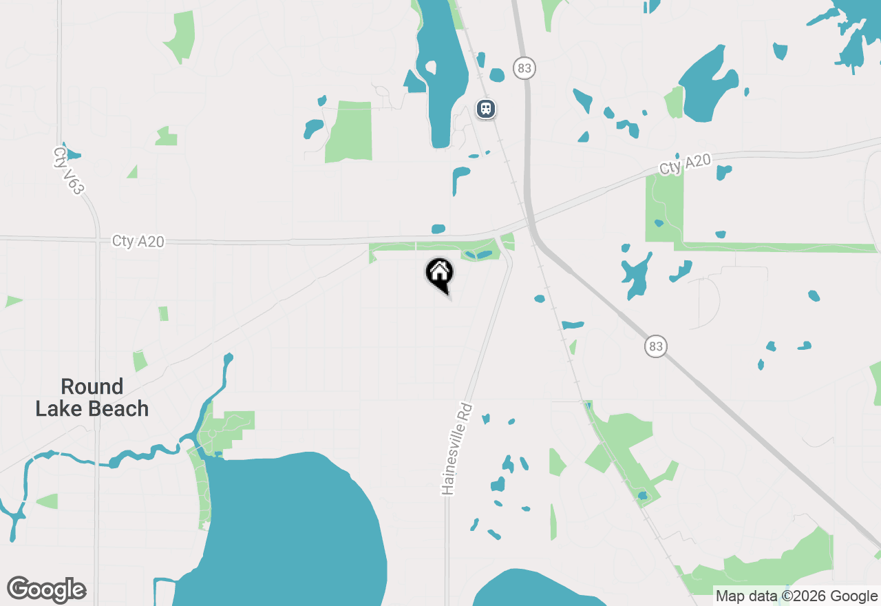Map of 524 Redwing Drive, Round Lake Beach, IL 60073
