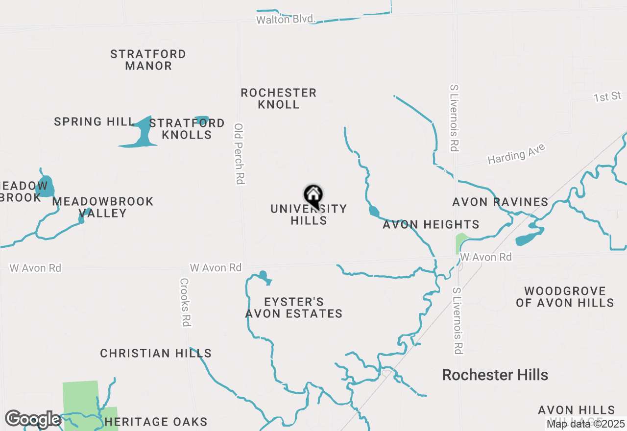 Map of 799 Croydon Road, Rochester Hills, MI 48309