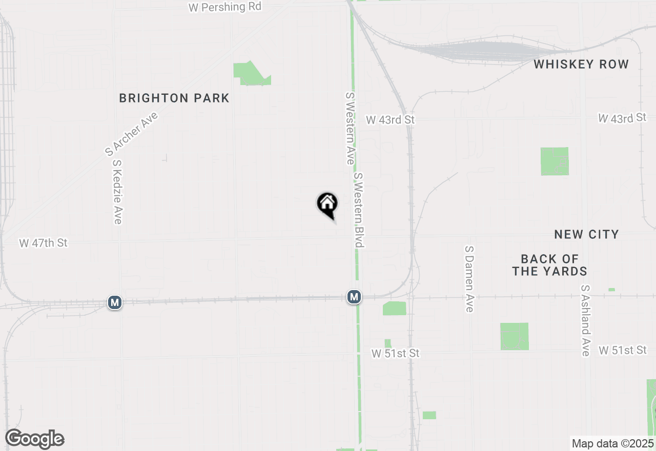 Map of 2453 W 46th Place #1, Chicago, IL 60632