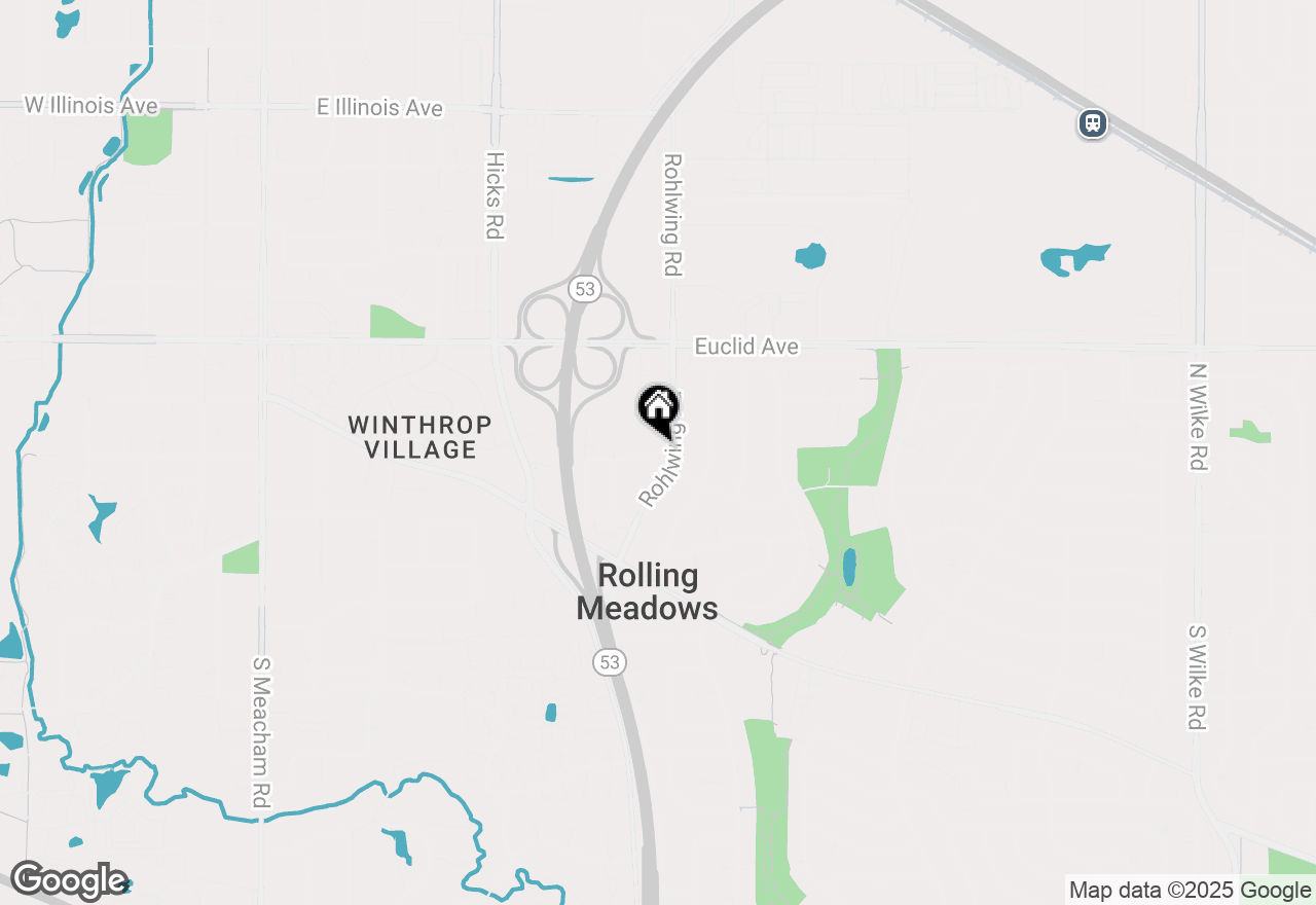 Map of 2401 Rohlwing Road, Rolling Meadows, IL 60008