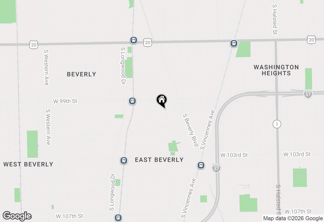 Map of 9953 S Prospect Avenue, Chicago, IL 60643