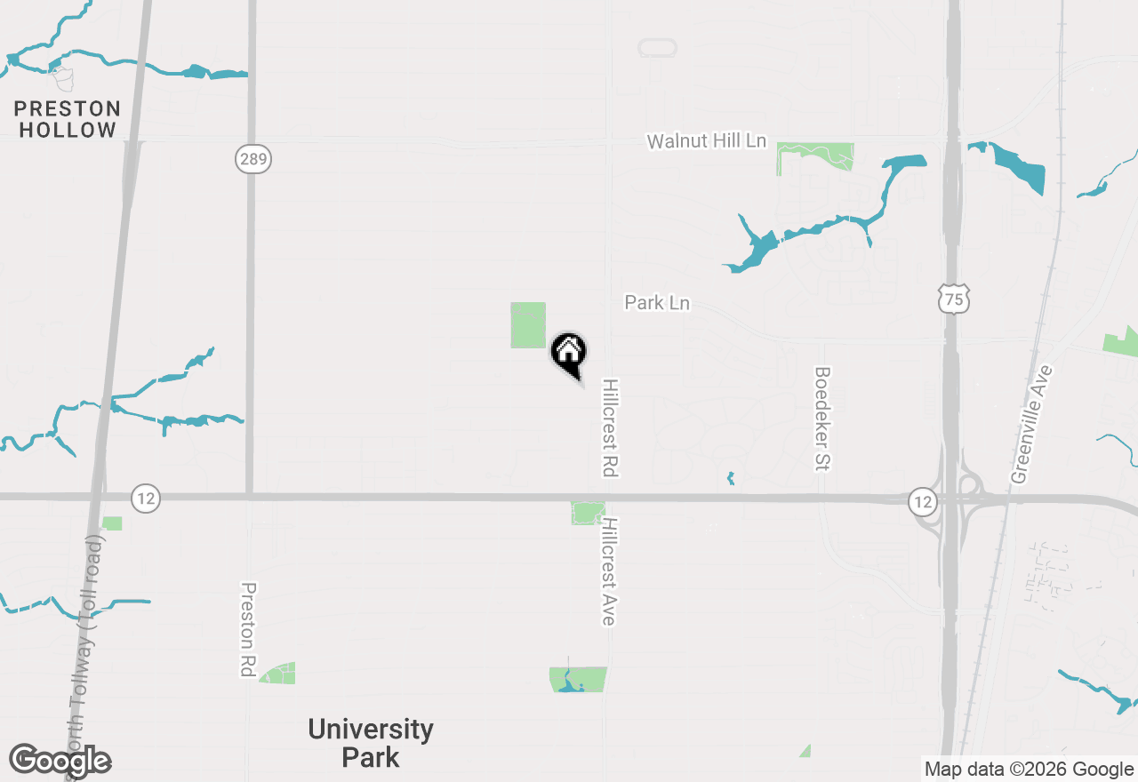 Map of 6725 Northwood Road, Dallas, TX 75225