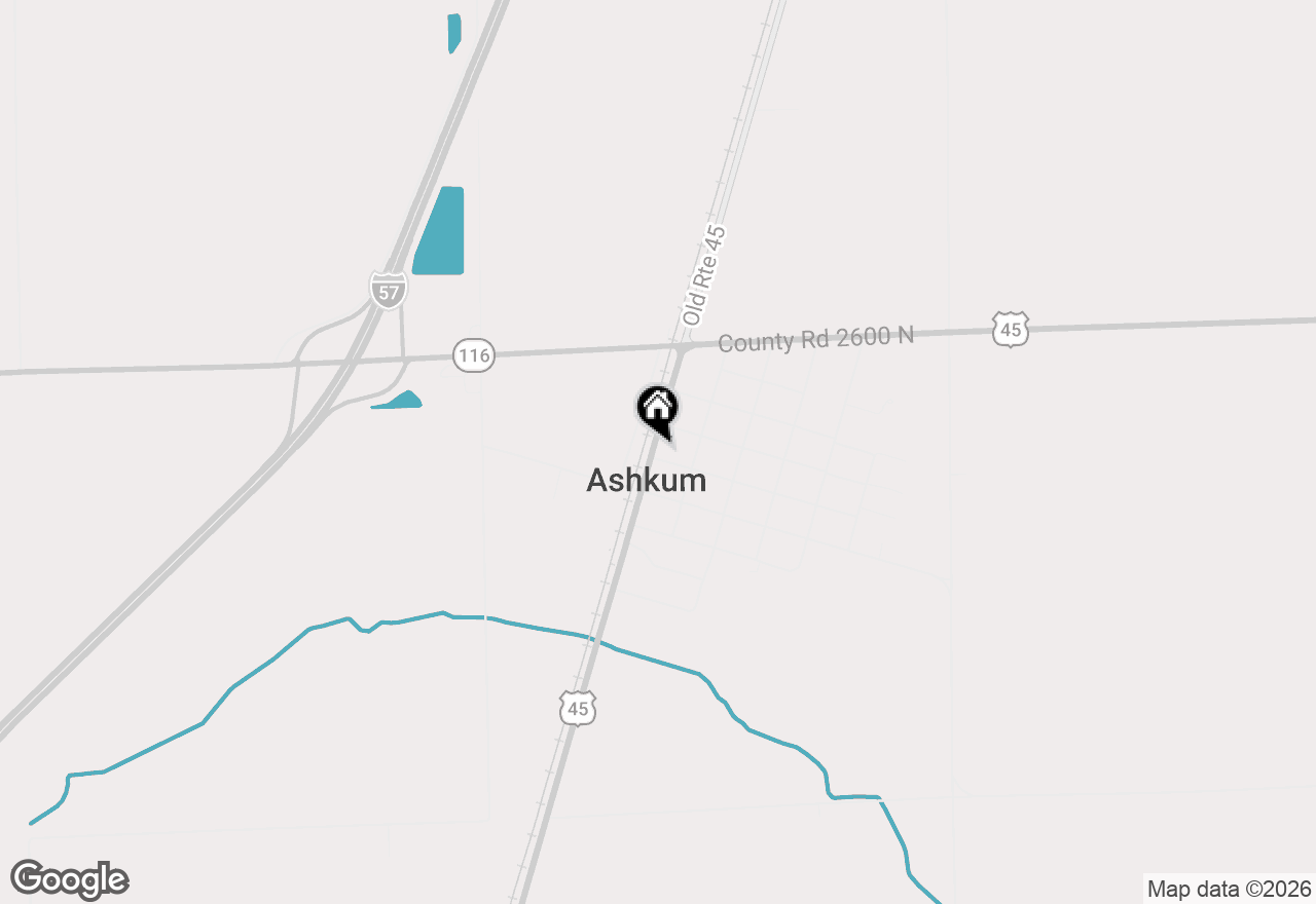 Map of 102 E Washington Street, Ashkum, IL 60911