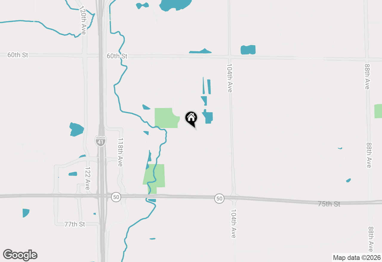 Map of 10910 67th Pl, Kenosha, WI 53142