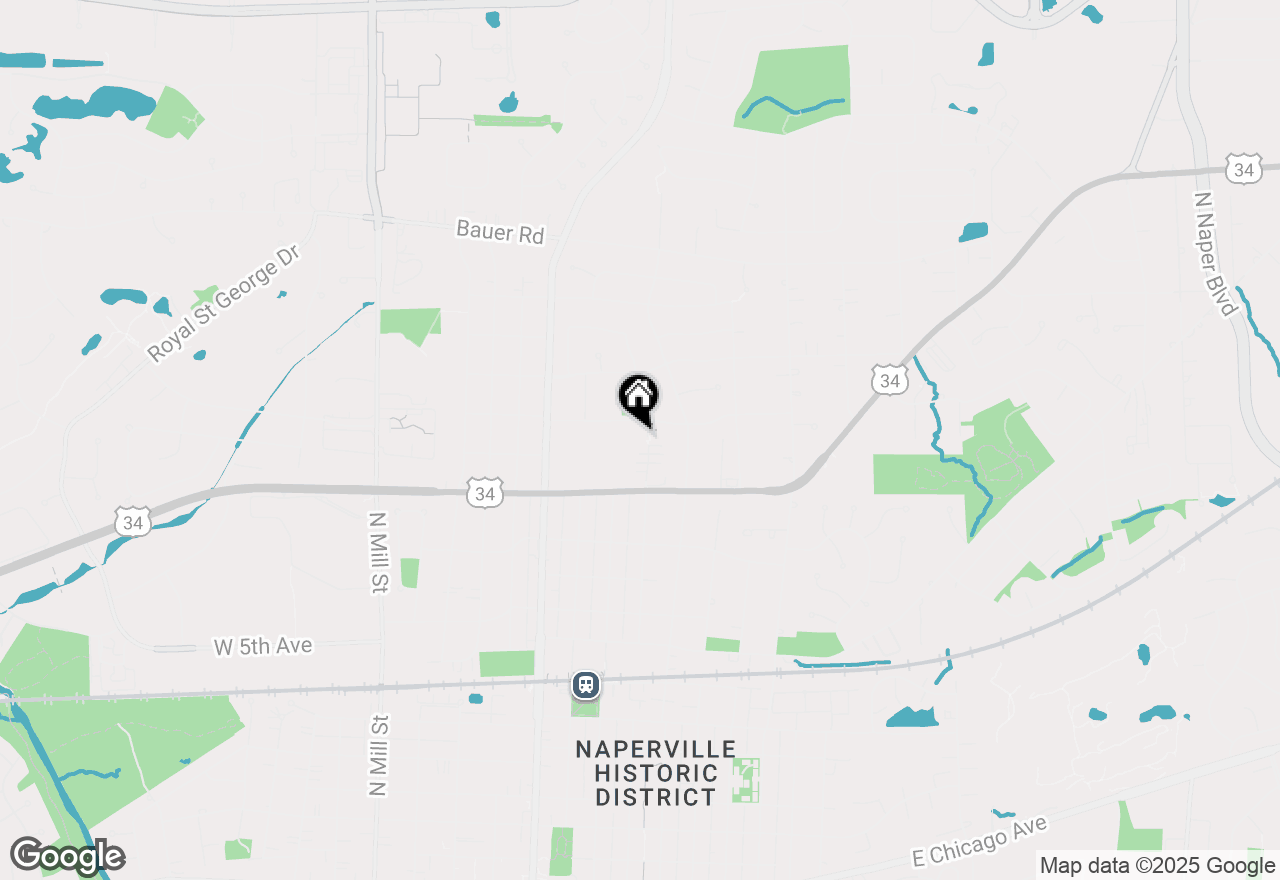 Map of 959 N Brainard Street, Naperville, IL 60563