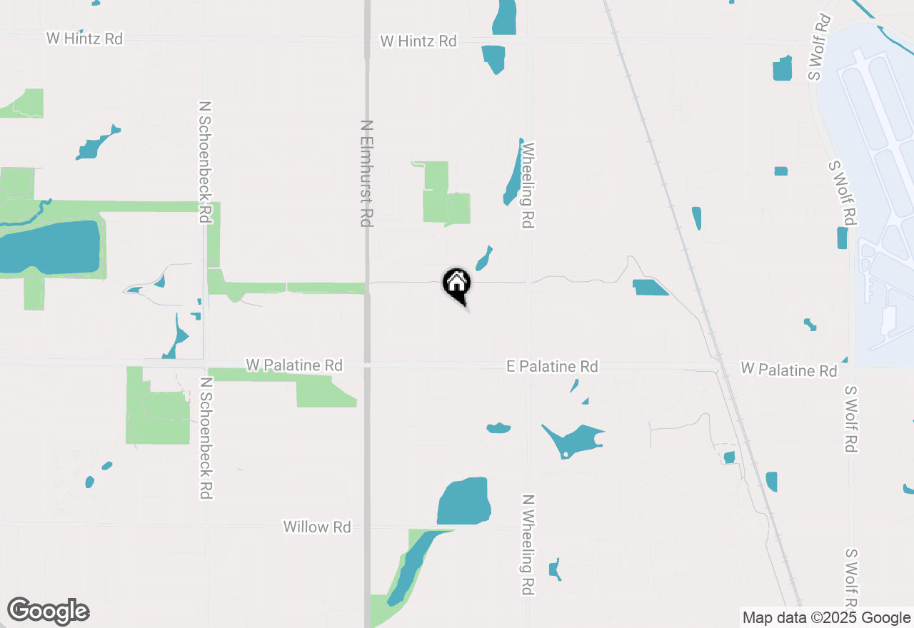 Map of 1500 Sandstone Drive #314, Wheeling, IL 60090