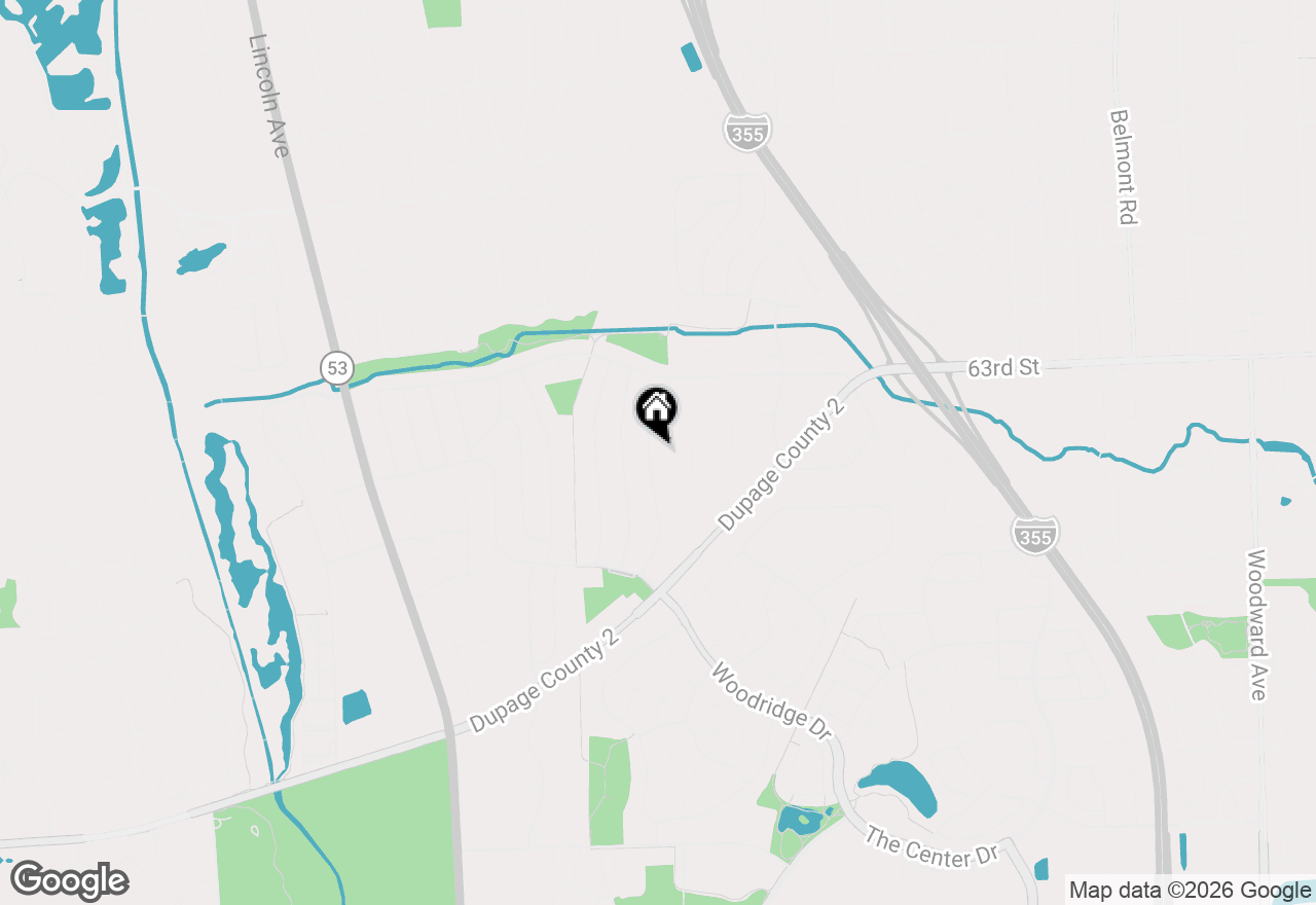 Map of 6429 Taylor Drive, Woodridge, IL 60517