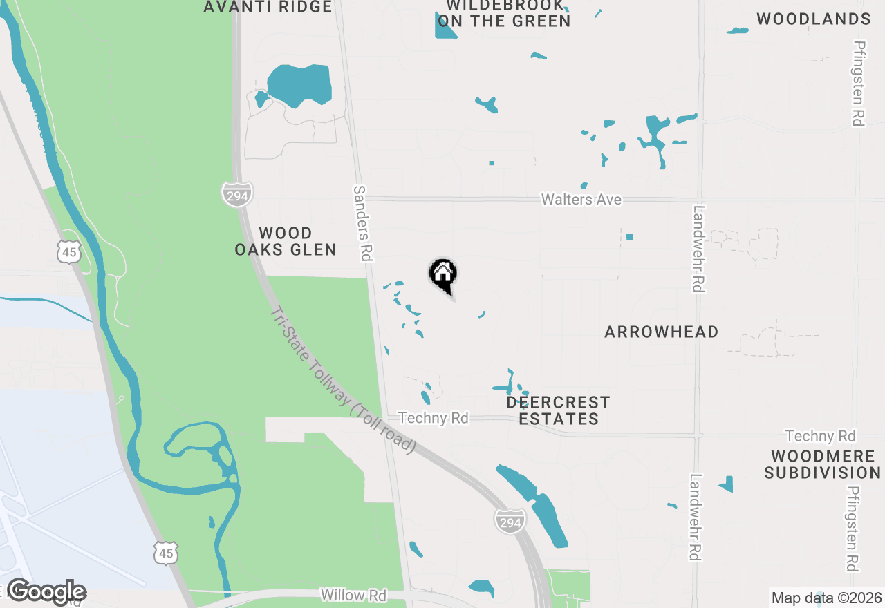Map of 3851 Mission Hills Road #502, Northbrook, IL 60062