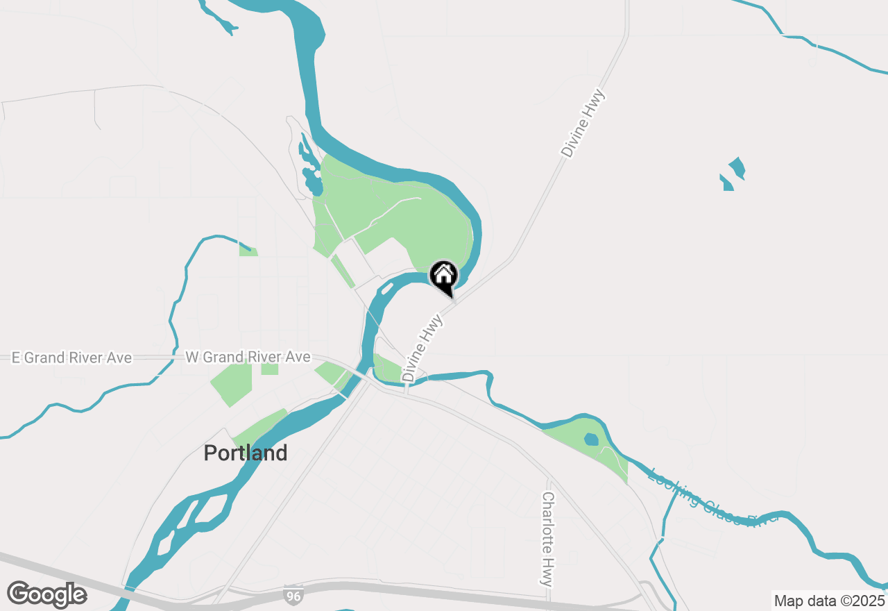 Map of 447 Divine Highway, Portland, MI 48875