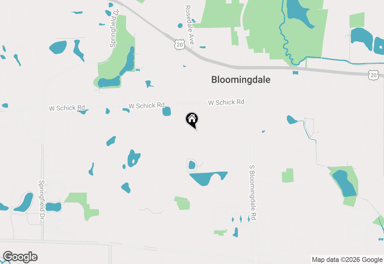 Map of 193 Rosedale Court, Bloomingdale, IL 60108