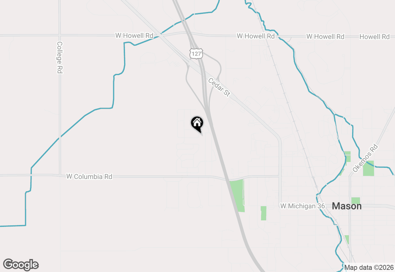 Map of 248 Maple Run, Mason, MI 48854