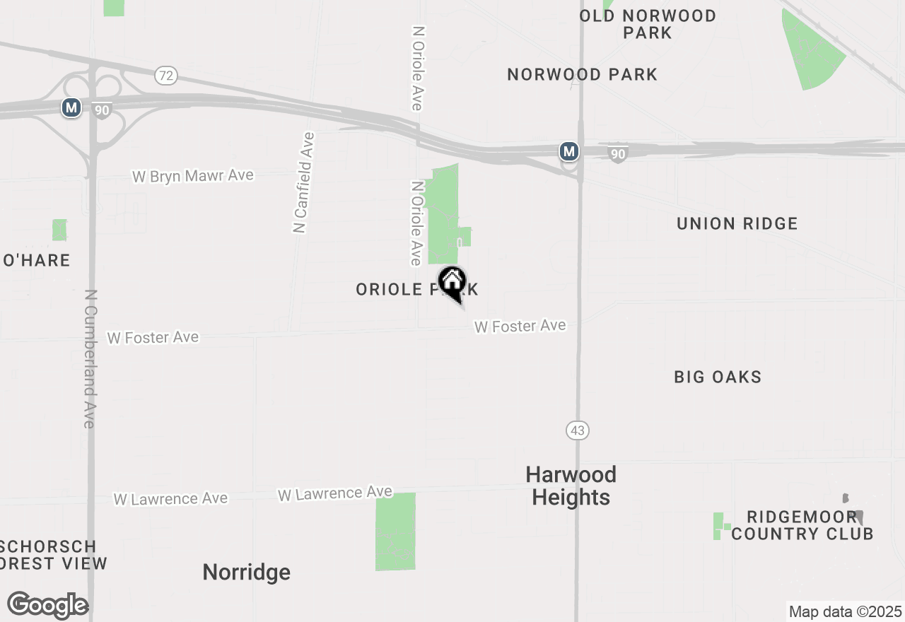 Map of 5222 N Olcott Avenue, Chicago, IL 60656