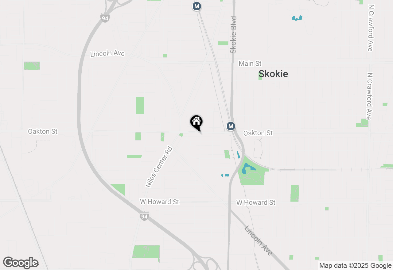 Map of 4953 Oakton Street #605, Skokie, IL 60077