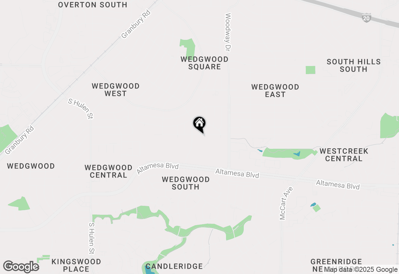 Map of 4013 Wedgworth Road S, Fort Worth, TX 76133