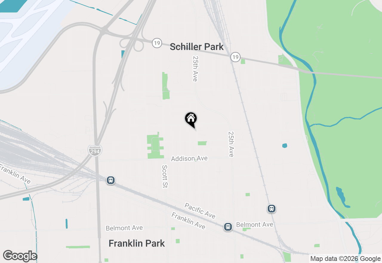Map of 3741 Emerson Street, Schiller Park, IL 60176