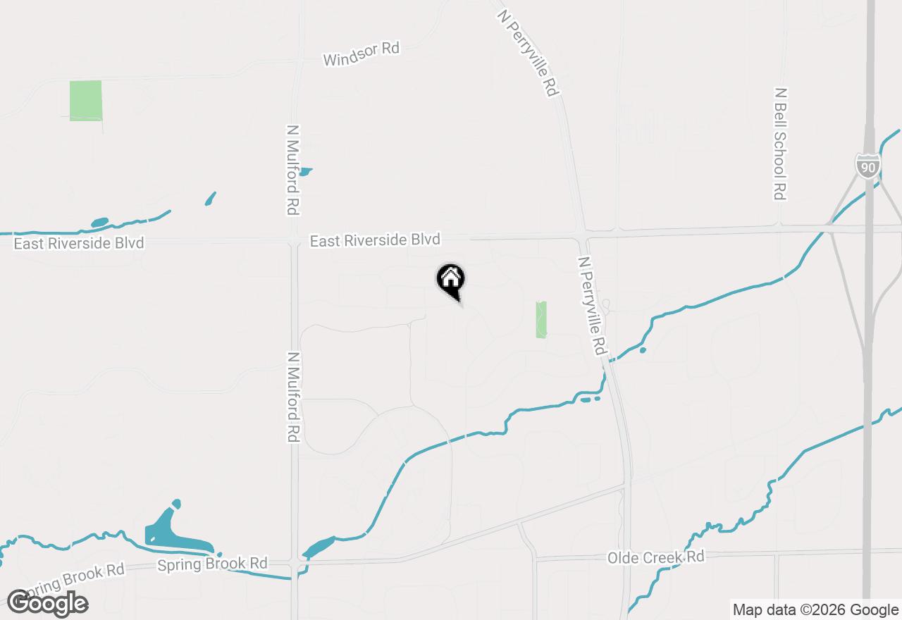 Map of 6481 Palo Verde Drive, Rockford, IL 61114