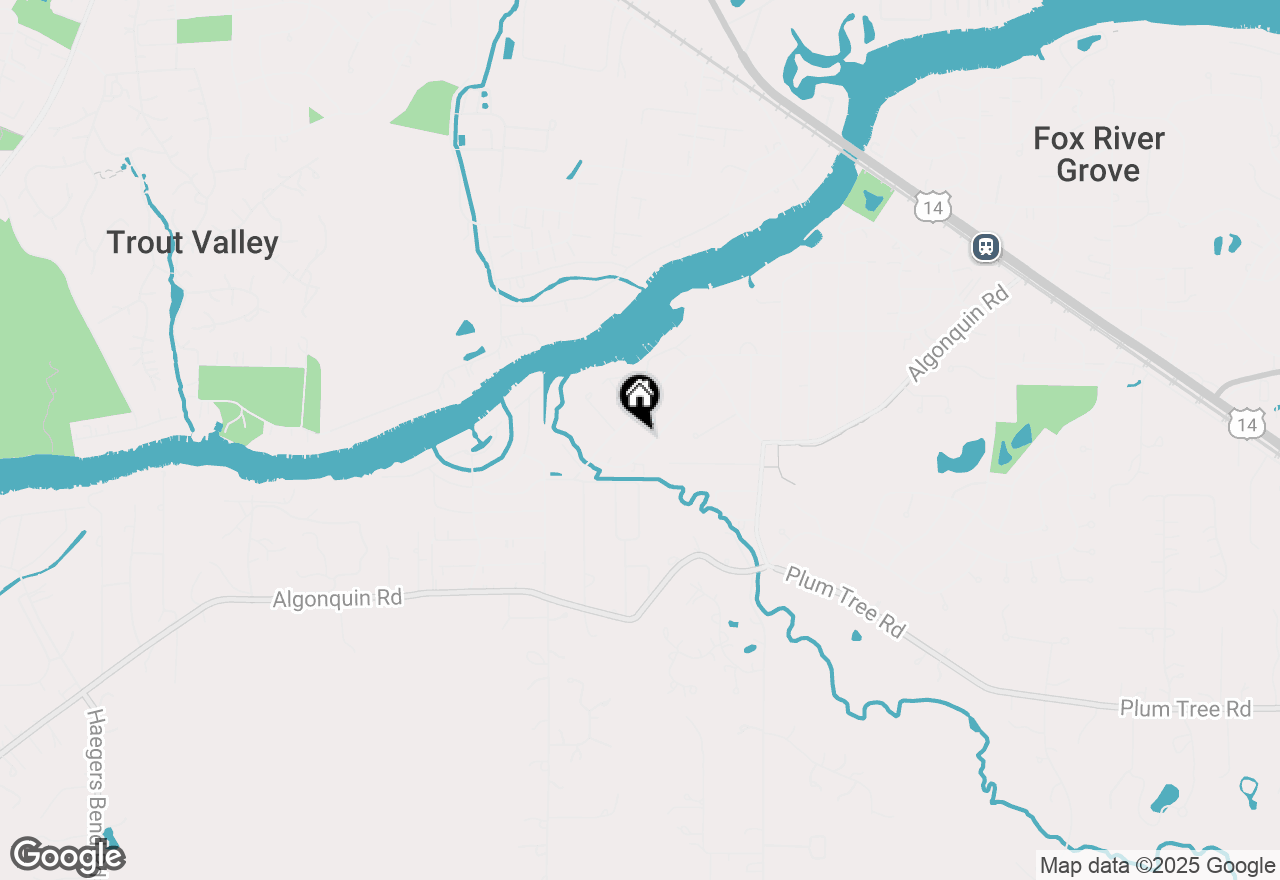 Map of 1200 Hillcrest Avenue, Fox River Grove, IL 60021