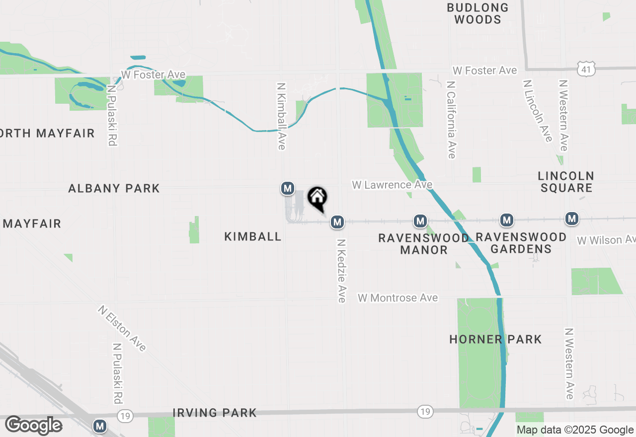 Map of 3253 W Leland Avenue #2, Chicago, IL 60625