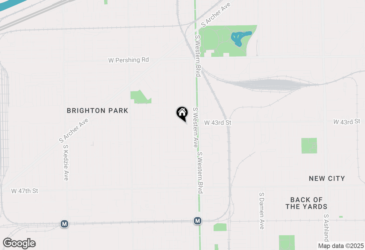 Map of 2451 W 43rd St, Chicago, IL 60632