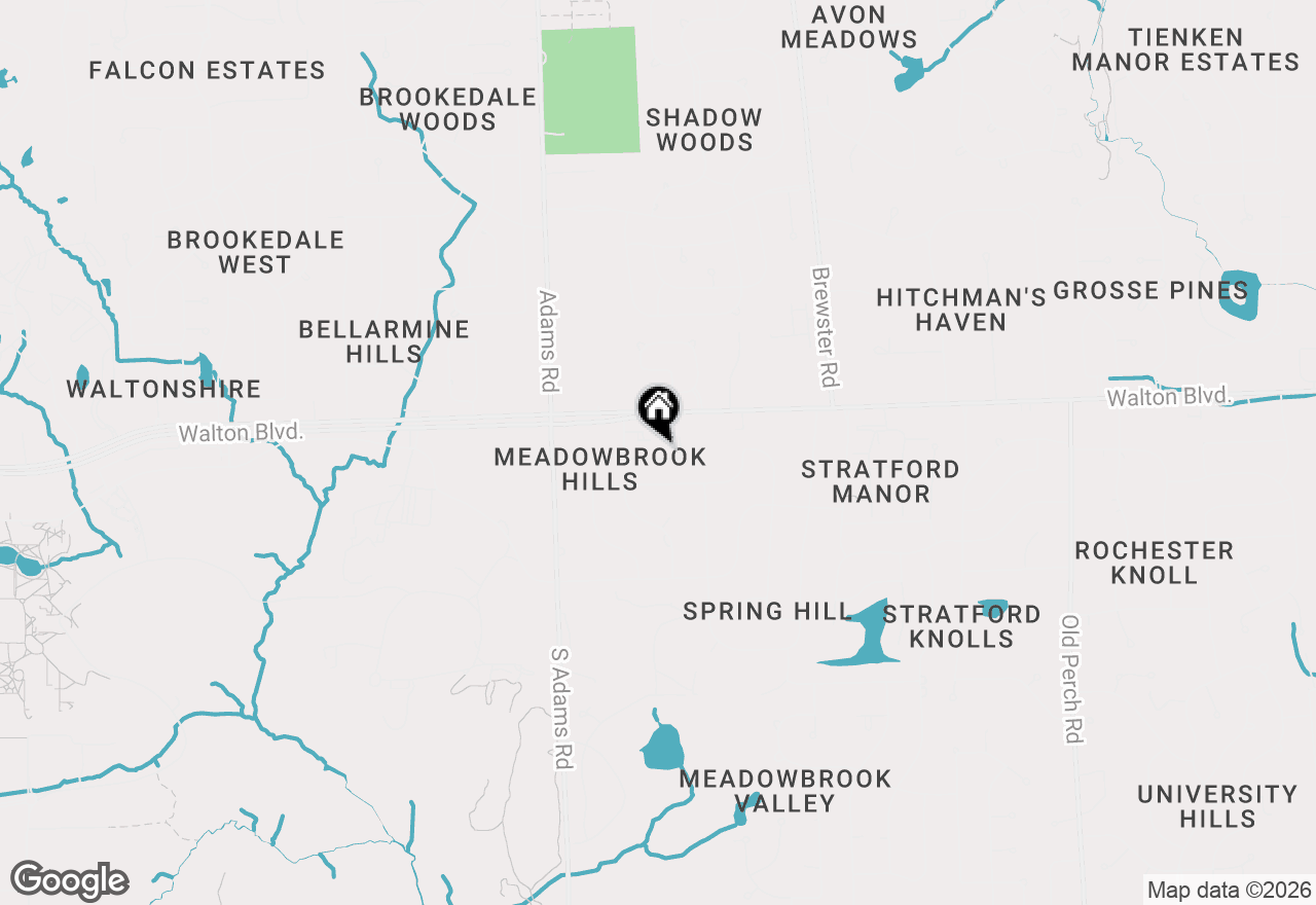 Map of 2959 Meadowbrook Drive, Rochester Hills, MI 48309