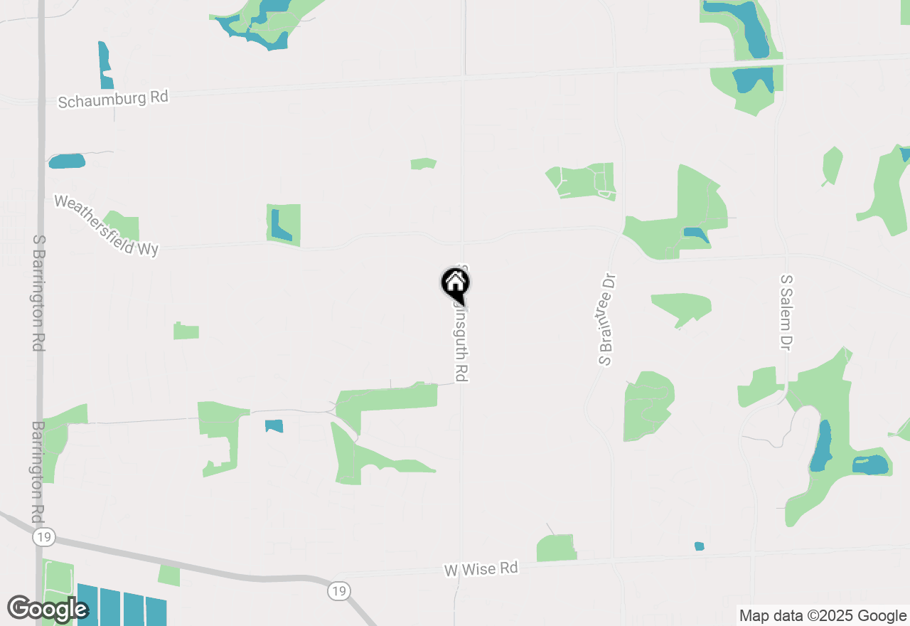 Map of 526 S Springinsguth Road, Schaumburg, IL 60193