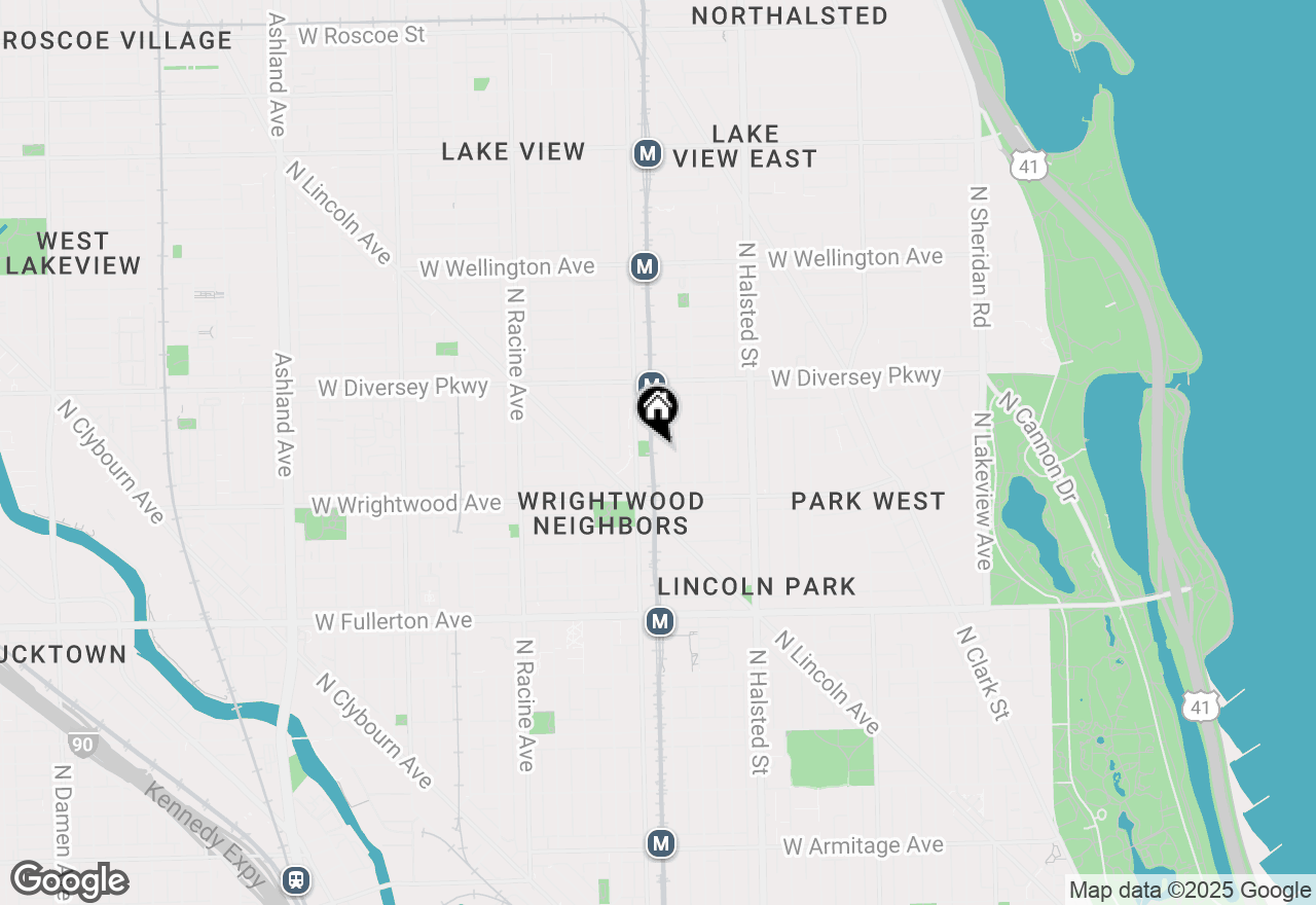 Map of 2646 N Wilton Avenue #3, Chicago, IL 60614