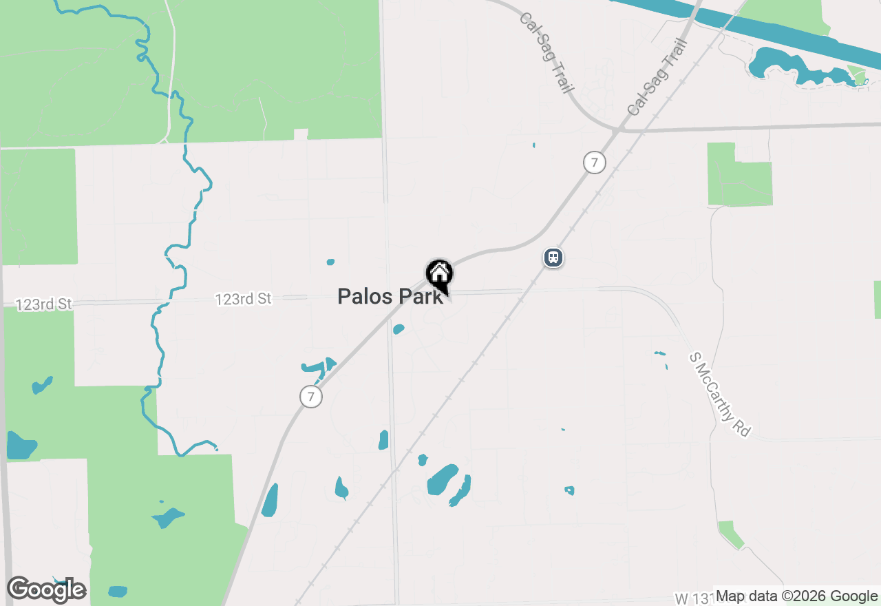 Map of 10 Deerpath Lane, Palos Park, IL 60464