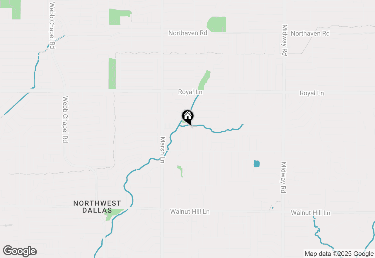 Map of 3817 Meadowdale Lane, Dallas, TX 75229