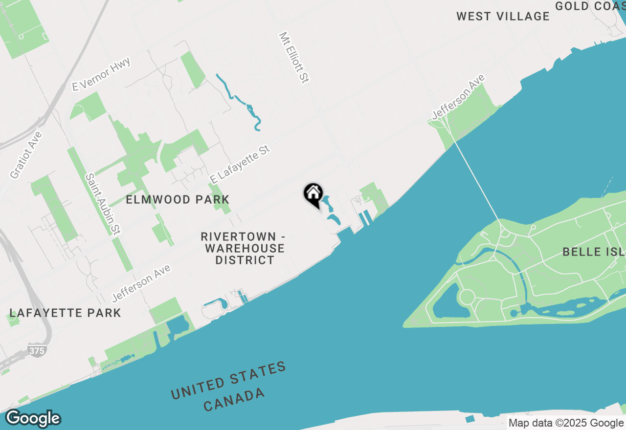 Map of 3320 Spinnaker Lane #16B, Detroit, MI 48207