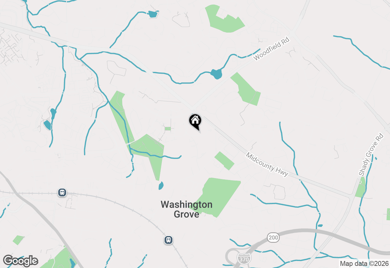 Map of 216 Bookham Lane, Gaithersburg, MD 20877