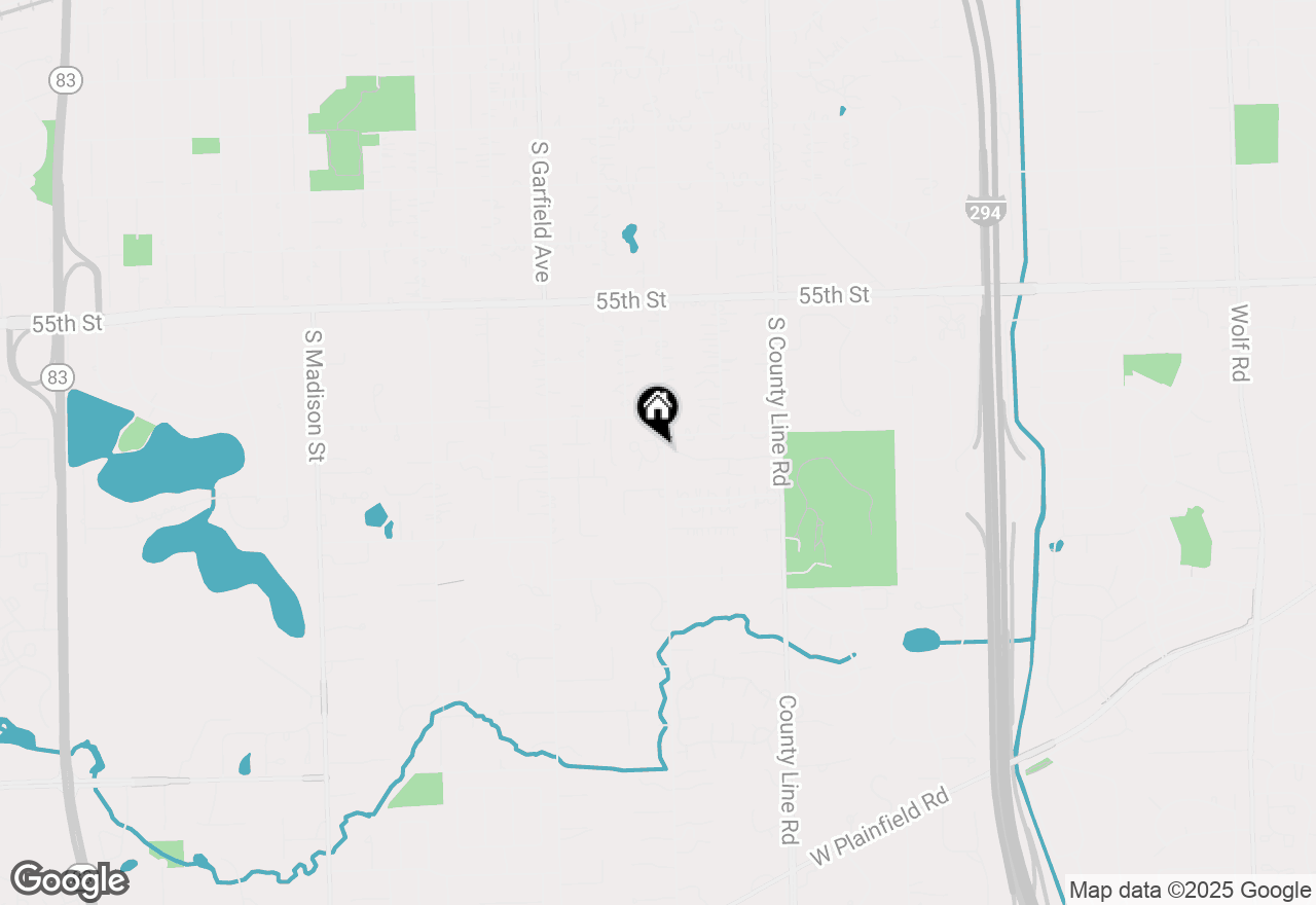 Map of 320 Claymoor Road #1A, Hinsdale, IL 60521