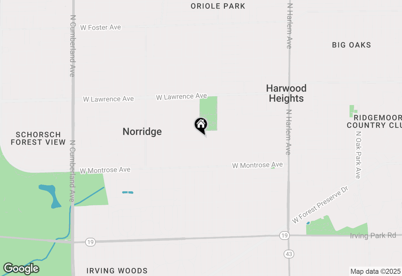 Map of 7704 W Windsor Avenue, Norridge, IL 60706
