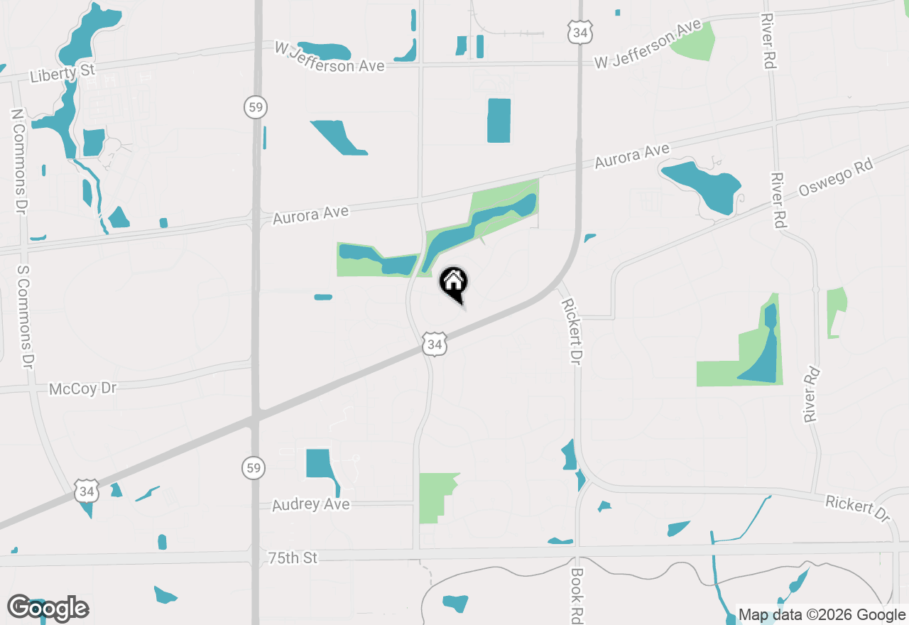 Map of 728 Wildflower Circle, Naperville, IL 60540