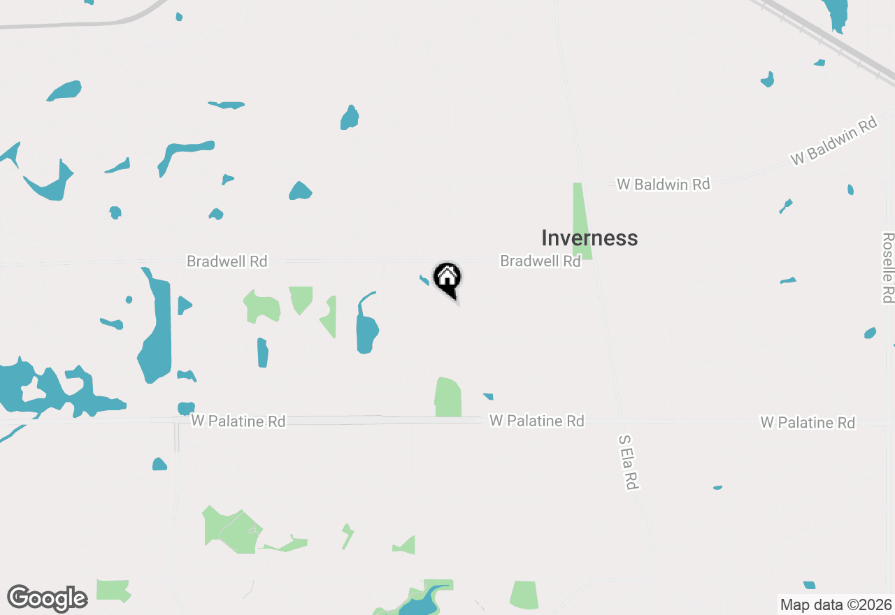 Map of 210 S Haman Road, Inverness, IL 60010