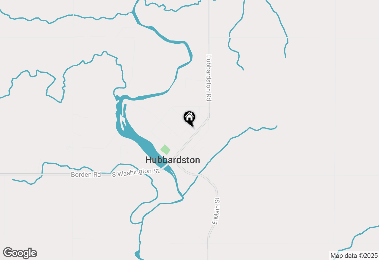 Map of 178 Seaver Street, Hubbardston, MI 48845