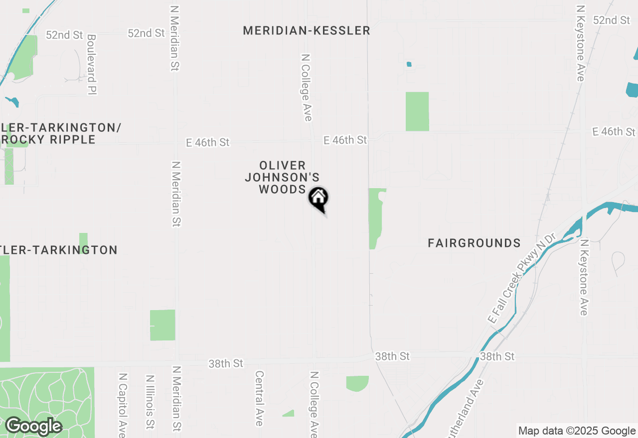 Map of 4309 N College Avenue, Indianapolis, IN 46205