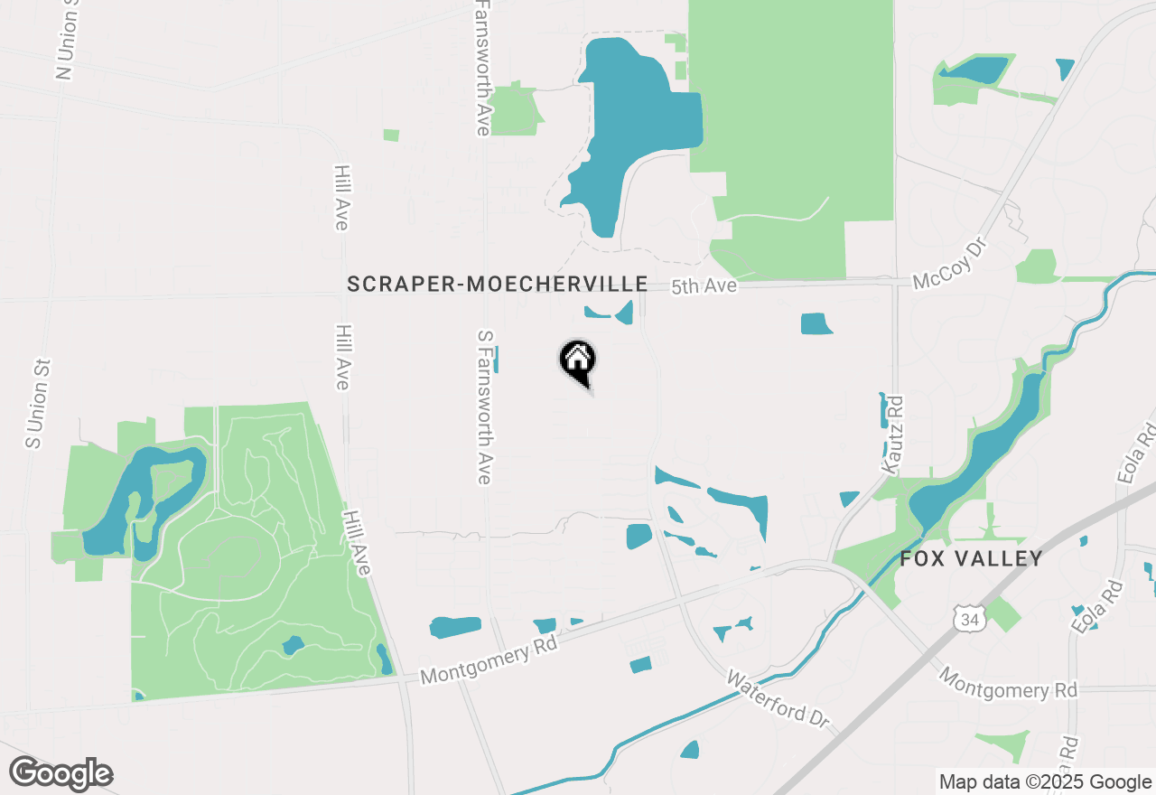 Map of 687 Serendipity Drive, Aurora, IL 60504