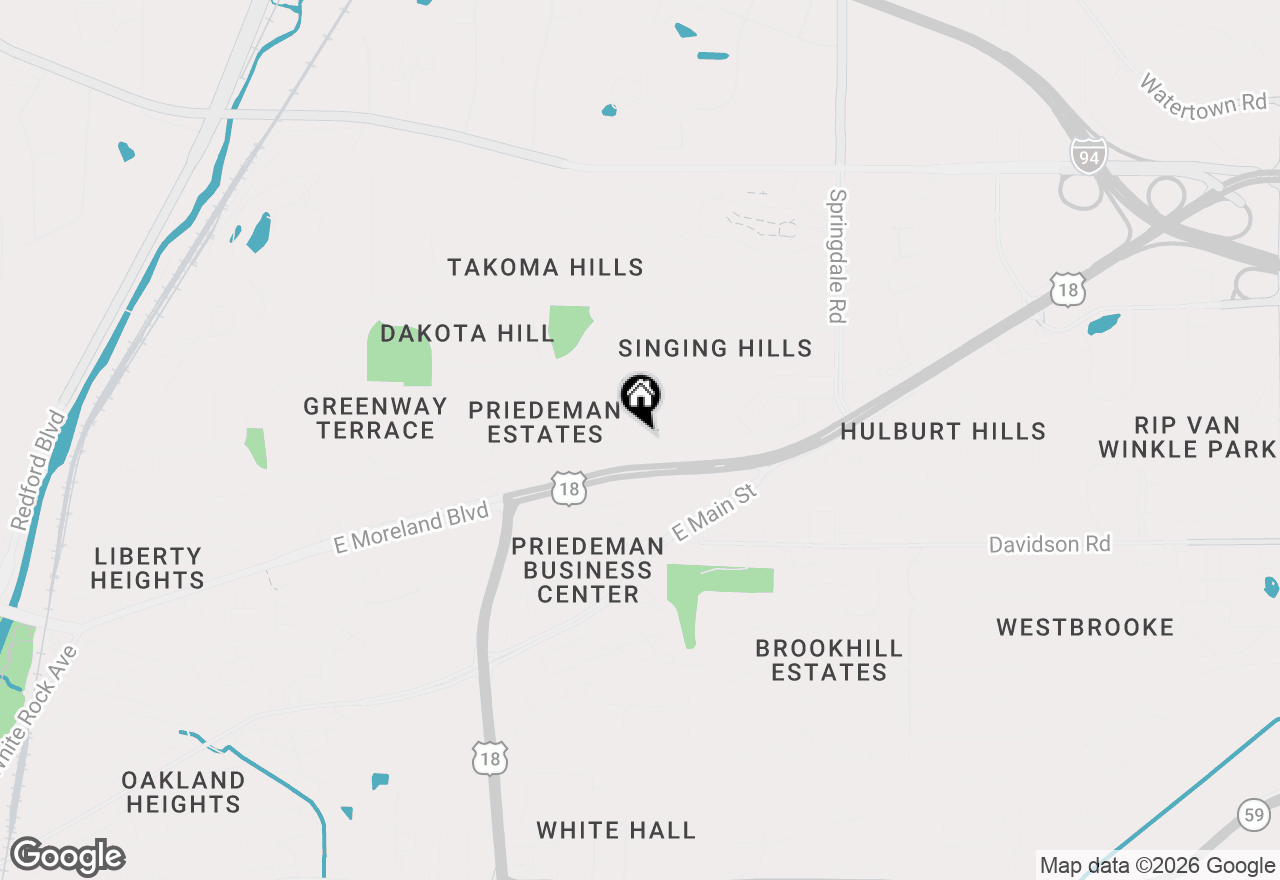 Map of 1880 Stardust Dr, Waukesha, WI 53186