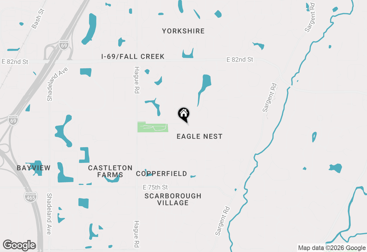 Map of 8030 Warbler Way, Indianapolis, IN 46256